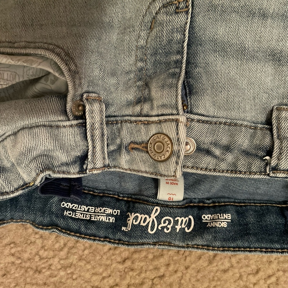 light blue jeans